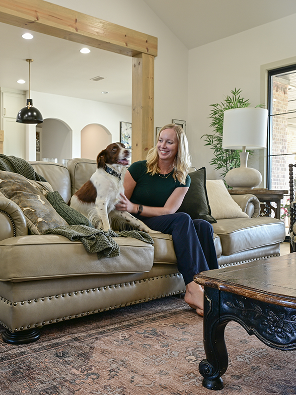 Adding Warmth with a Living Room Refresh